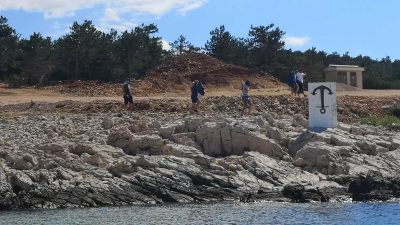 Akcija čišćenja vanjskih prirodnih plaža na Dobrinjštini