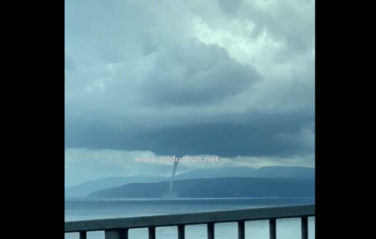 VIDEO Pijavica na Kvarneru – Zabilježili smo rijedak prirodni fenomen na Sjevernom Jadranu