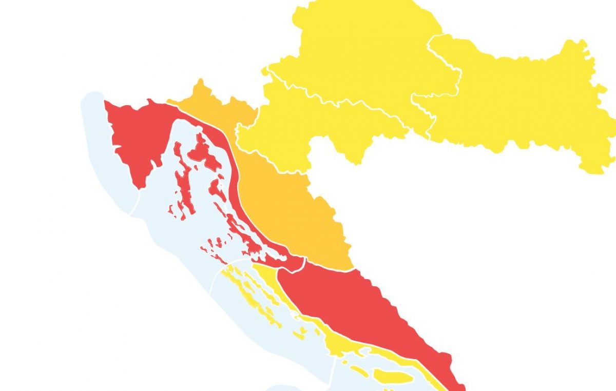 Otok Krk danas u crvenom: Temperature će biti ekstremne, čuvajte svoje zdravlje