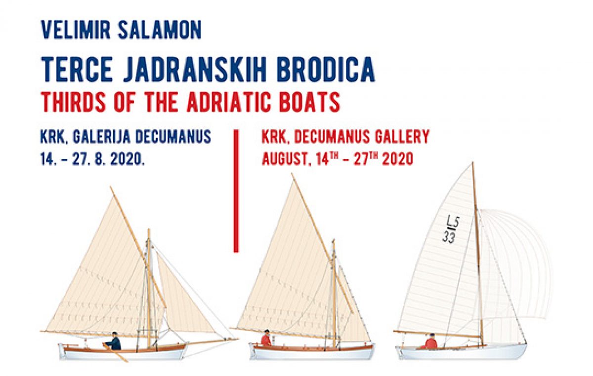 Uoči Krčkih jedara: Izložba Terce jadranskih brodica Velimira Salamona