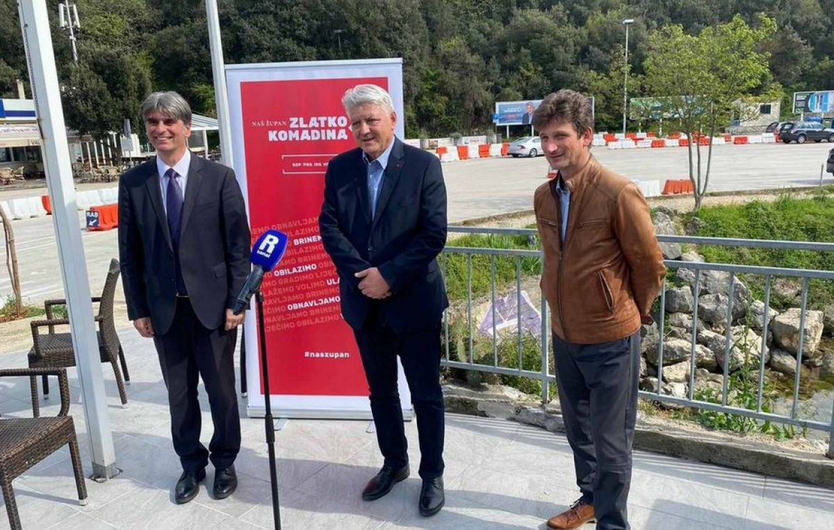Darijo Vasilić i Robert Anton Kraljić podržali Zlatka Komadinu u kandidaturi za župana