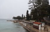 VIDEO Na gotovo cijelom otoku Krku pada snijeg, slijede minusi i olujna bura