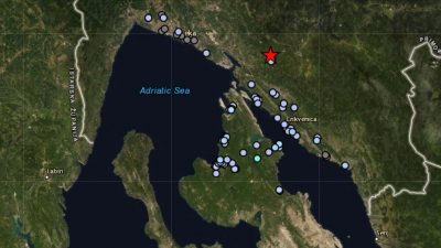 Potres s epicentrom kod Zlobina zatresao i otok Krk