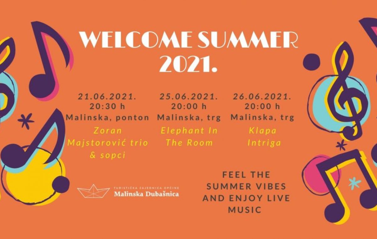 Summer Welcome koncerti u Malinskoj za početak vrućih ljetnih noći