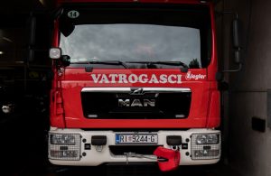 Vatrogasna vježba na području Baške