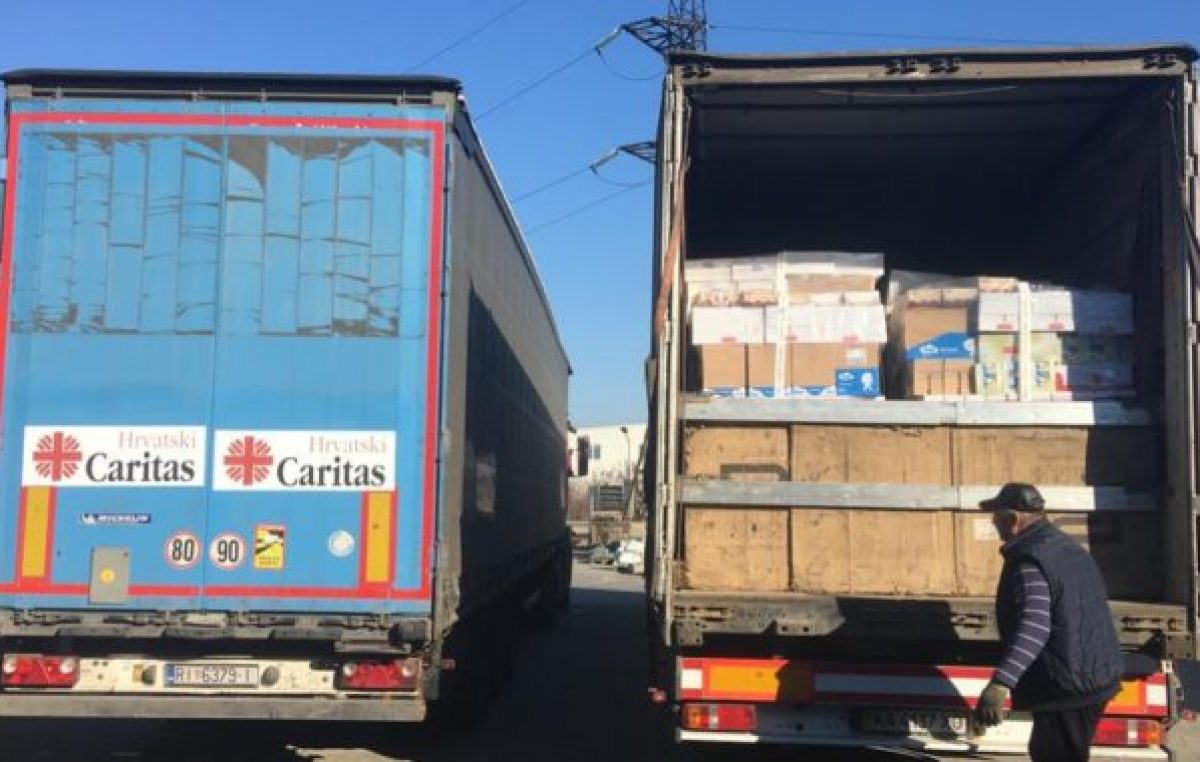 350 tisuća kuna vrijedna humanitarna pošiljka Hrvatskog Caritasa na putu prema ratom pogođenoj Ukrajini