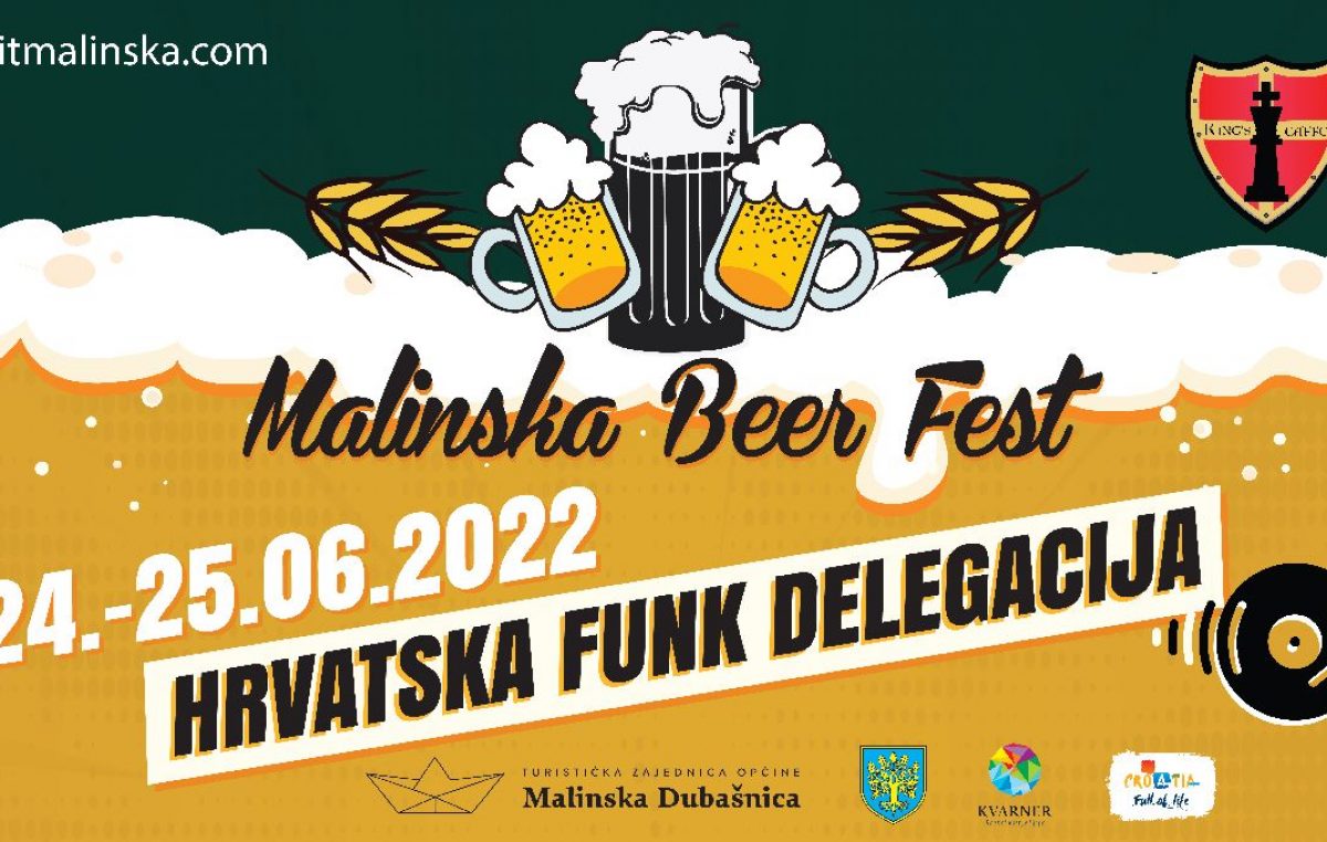 Vraća se Malinska BeerFest, a stiže i Hrvatska funk delegacija!
