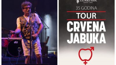 35 godina tour: Crvena jabuka u petak svira u Vrbniku