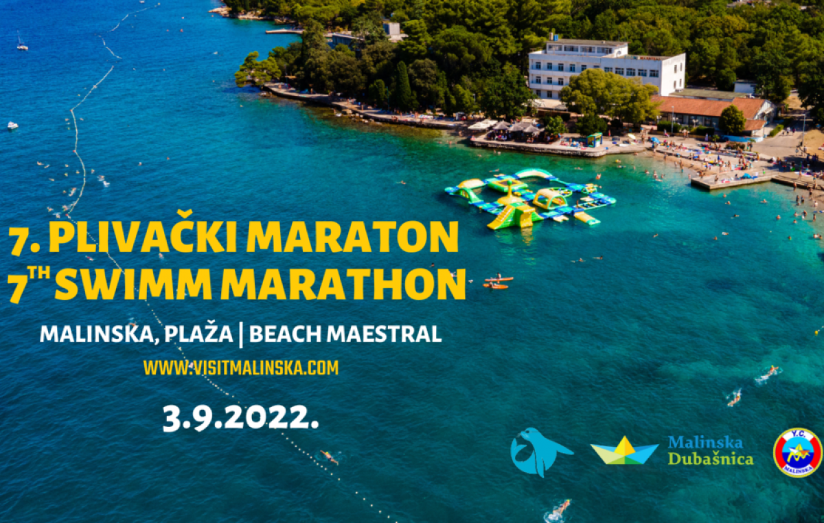 7. plivački maraton – Malinska 2022. ove subote ispred poznate plaže