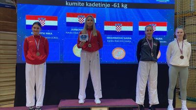 Četiri medalje za krčke karatiste na međunarodnom izbornom turniru u Sloveniji