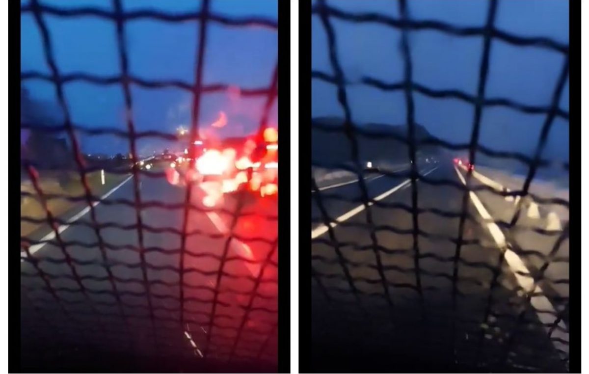 VIDEO Bura “udara” 170 km/h, samo oni mogu preko mosta: Krčki vatrogasci bura vozilom prebacili dvoje pacijenata na kopno