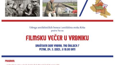 Filmska večer u Vrbniku: Dječak iz Auschwitza i video uratci vrbničkih srednjoškolaca