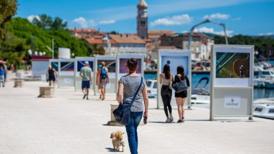 Prezentacija grada Krka – izložbe na otvorenom: Ljubljana i otok Krk