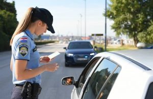 Na Krčkom mostu nepropisno pretjecao u vrijeme važeće zabrane upravljanja osobnim vozilom