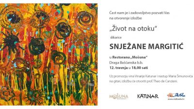 Otvorenje izložbe „Život na otoku“ slikarice Snježane Margitić