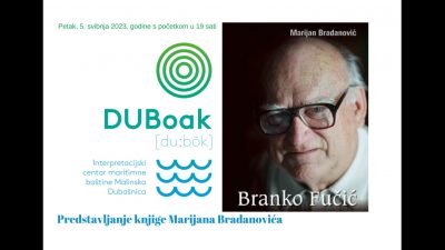 DUBoak: Predstavljanje knjige “Branko Fučić – povjesničar umjetnosti i konzervator”