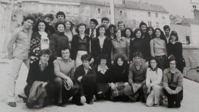 Generacija krčkih gimnazijalaca školske godine 1977/78 proslavila 45. godišnjicu