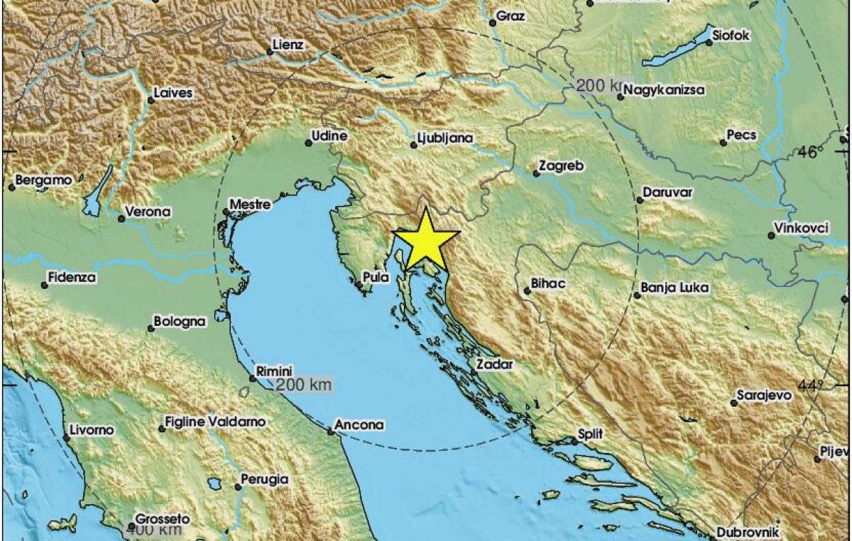 Potres na otoku Krku, osjetio se i u okolici