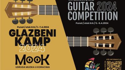 Glazbeni kamp i Međunarodno gitarističko natjecanje ovoga proljeća Punat pretvaraju u regionalnu glazbenu prijestolnicu