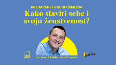 Bruno Šimleša stiže u Tower center Rijeka povodom dana žena