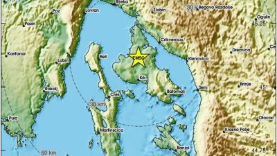 Potres s epicentrom na otoku Krku, mnoge je probudio