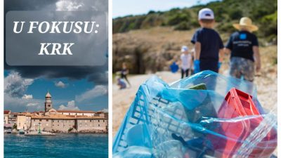 Morski akcijski dani: Održana eko-akcija čišćenja Luke Krk; prikupljeno 1.120 kg otpada