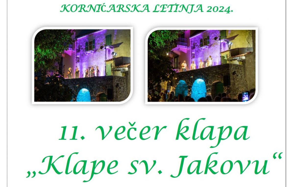 11. večer klapa „Klape svetom Jakovu“ u Korniću