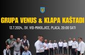 Vikend u Dubašnici: Grupa Venus i klapa Kaštadi stižu u Sveti Vid