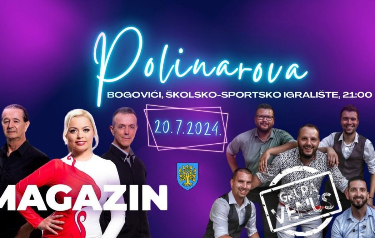 Na Polinarovu stiže Magazin i grupa Venus, a na Malinskarske noći Soulfingersi i Maja Šuput