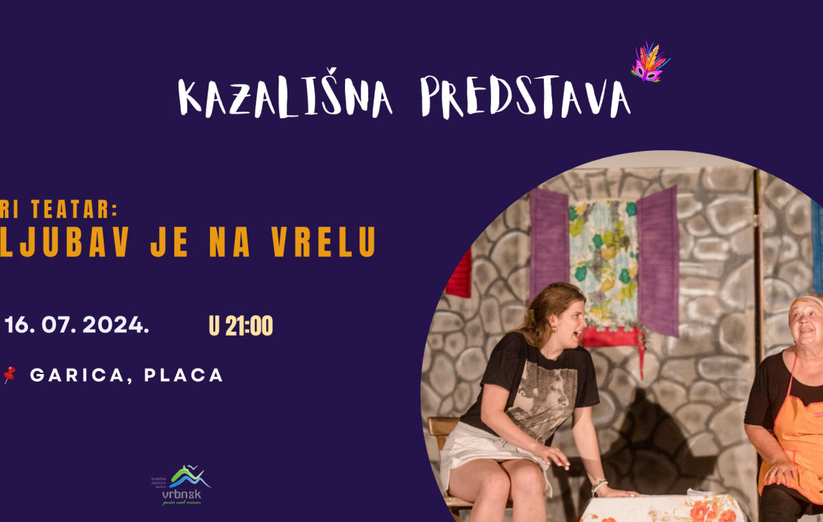 Predstava “Ljubav je na vrelu” u Garici, Soul’d Out Acoustic u Vrbniku