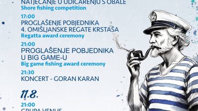 Omišalj: Regata krstaša i Ribarski vikend s Goranom Karanom