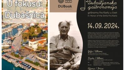 Dubašljanska gaštronomija – grišnomu fra Karlu u čast