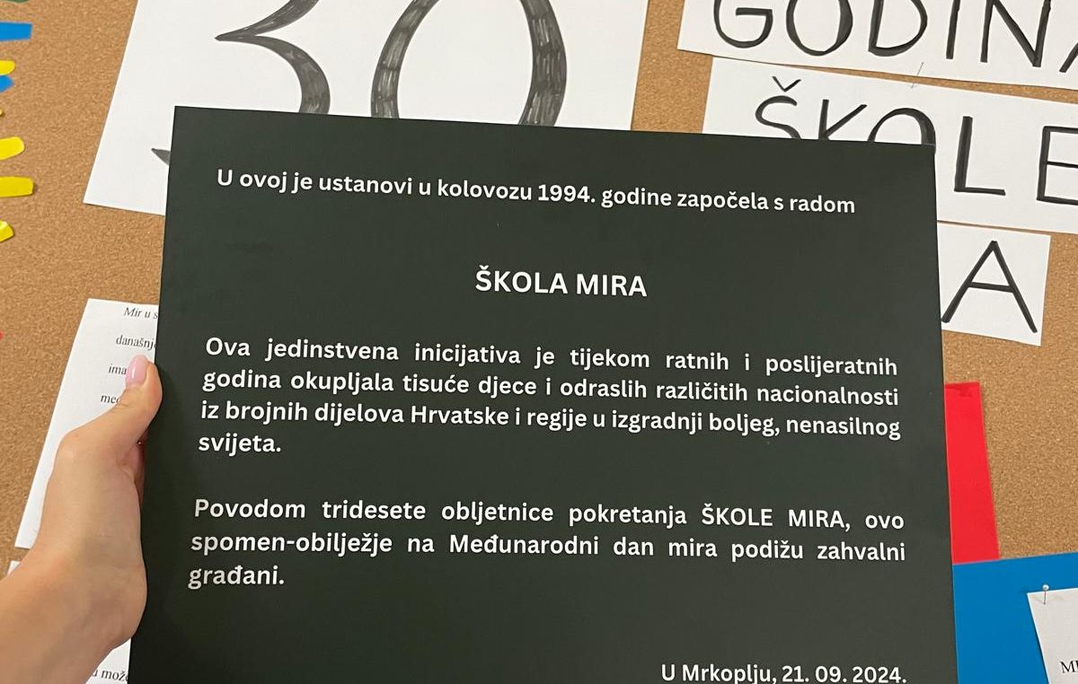 Obilježeno 30 godina djelovanja Škole mira u Gorskom kotaru