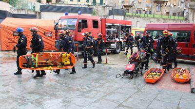 Vježba evakuacije Ustanove za zdravstvenu njegu i rehabilitaciju u Rijeci