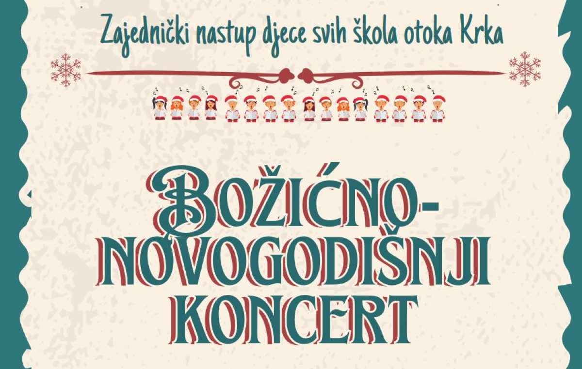 22. Božićno-novogodišnji koncert krčkih osnovnoškolaca