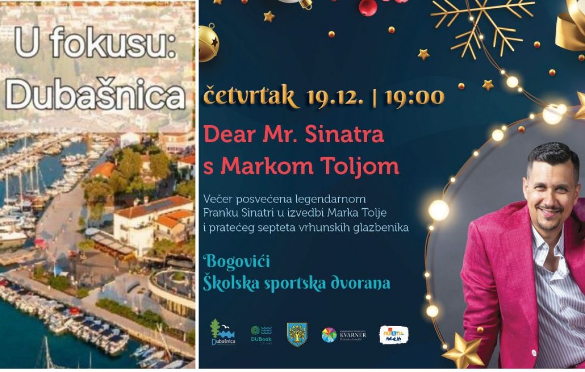 Dear Mr. Sinatra s Markom Toljom danas u Malinskoj