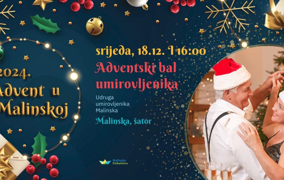 Adventski bal umirovljenika u Malinskoj