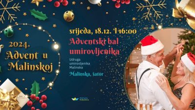 Adventski bal umirovljenika u Malinskoj