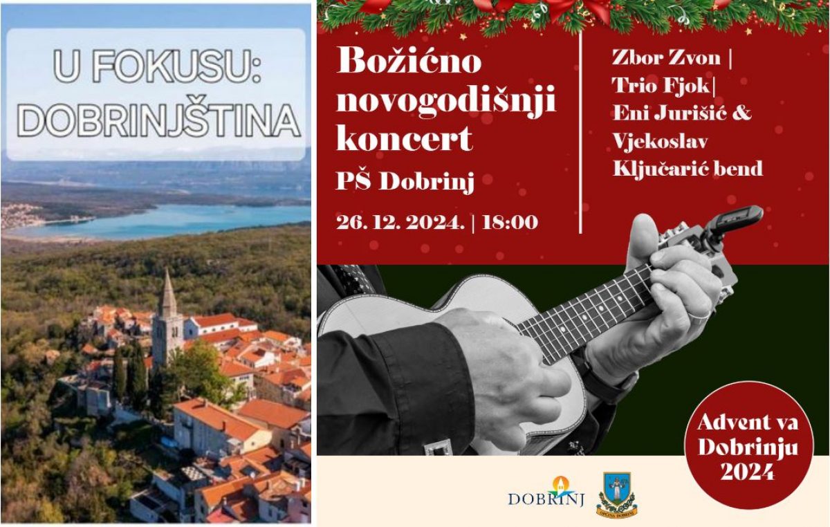 Božićno-novogodišnji koncert u Dobrinju