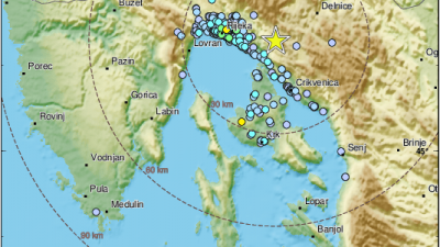 “Cijela kuća se zatresla”: Dva potresa jutros na Kvarneru, osjetili su se i na Krku