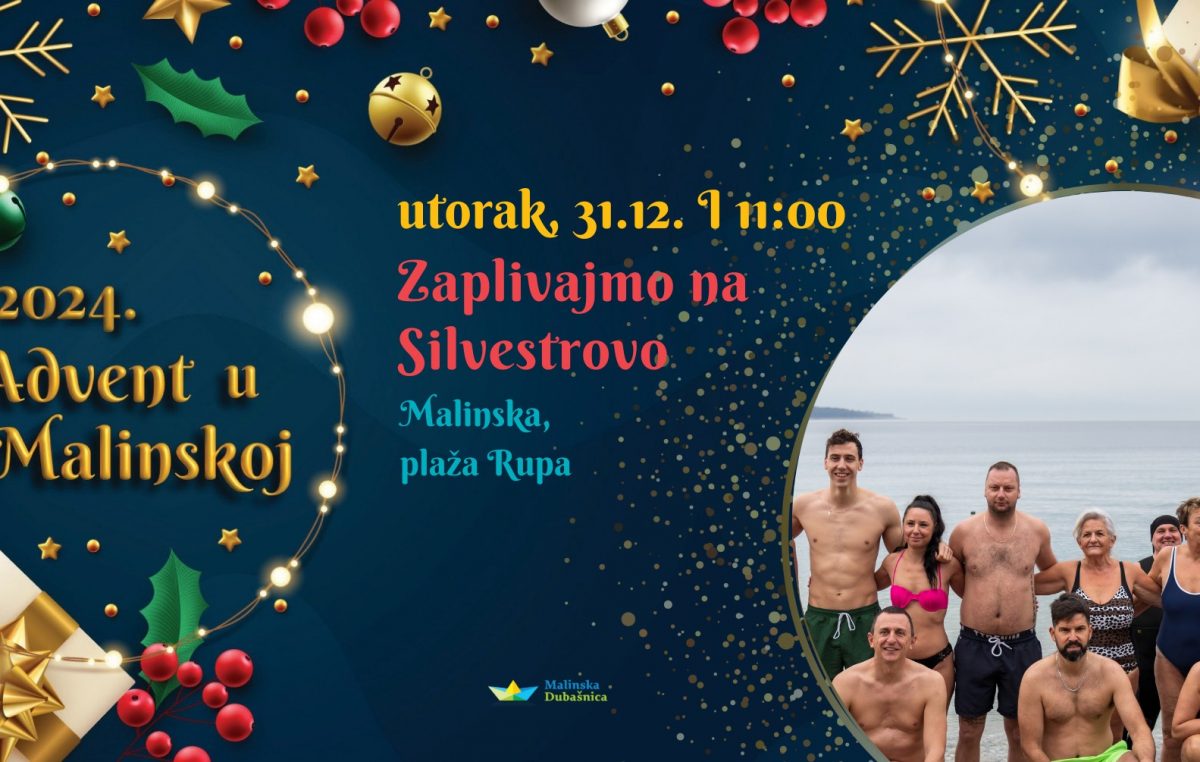 Posljednje kupanje u Staroj godini: Zaplivajmo na Silvestrovo u Malinskoj