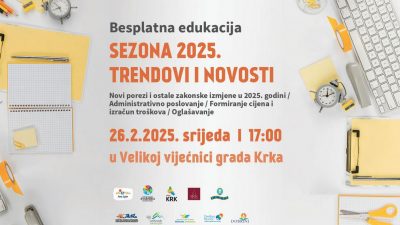 Edukacija za turističke djelatnike i privatne iznajmljivače: Sezona 2025. – Trendovi i novosti