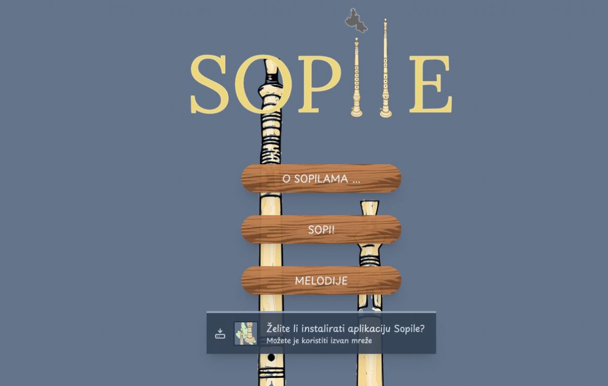 Sopile.app – nova era za tradicijsku glazbu otoka Krka