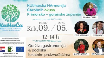 Završna konferencija „KuHaČa – KUlinarska HArmonija ČArobnih okusa Primorsko – goranske županije“