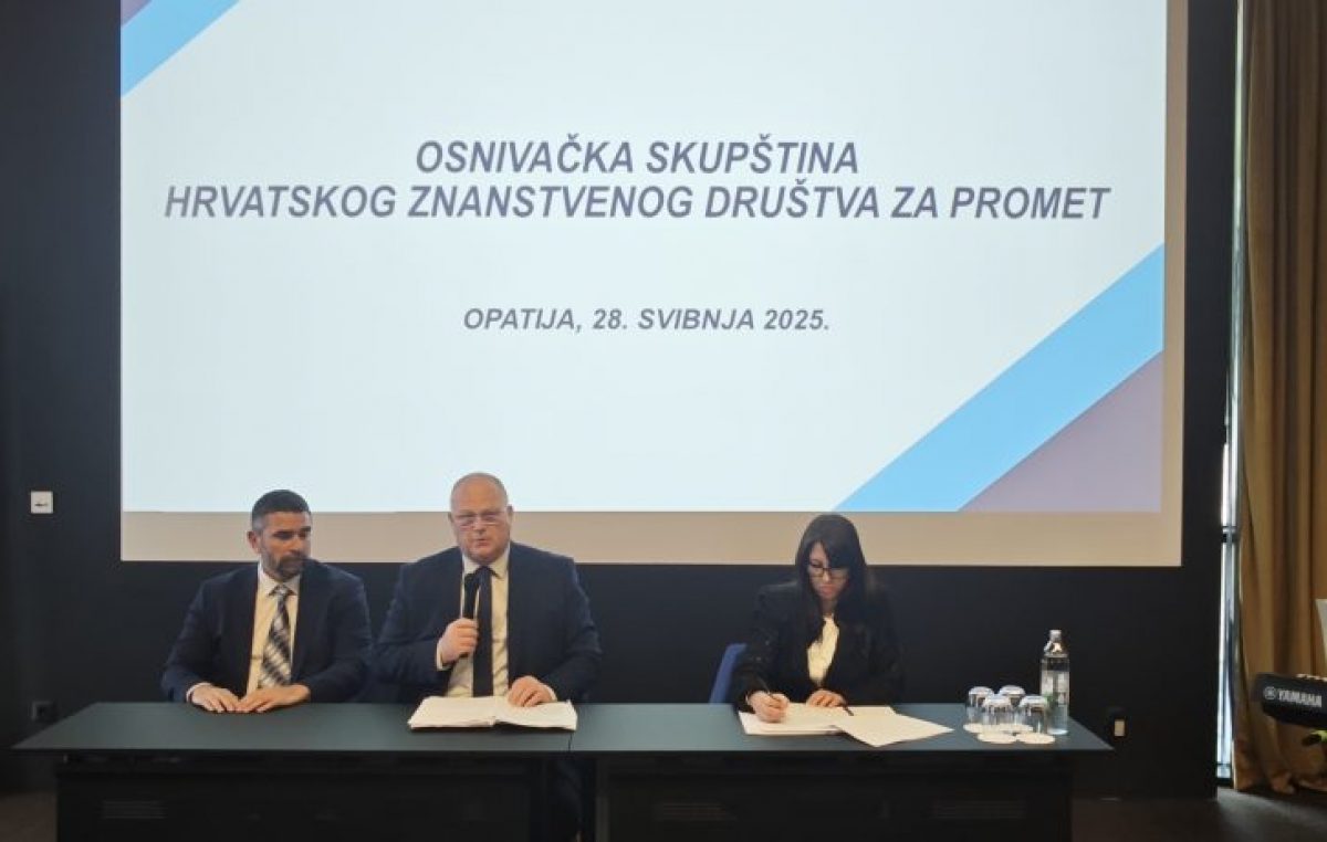 Osnovano Hrvatsko znanstveno društvo za promet