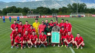 Posljednja utakmica za golmana Avdića: OŠK Omišalj – prvaci 4. NL NS Rijeka