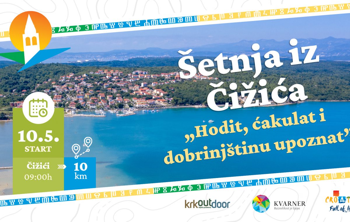 Šetnja iz Čižića: Hodit, ćakulat i dobrinjštinu upoznat