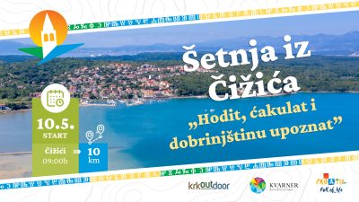 Šetnja iz Čižića: Hodit, ćakulat i dobrinjštinu upoznat