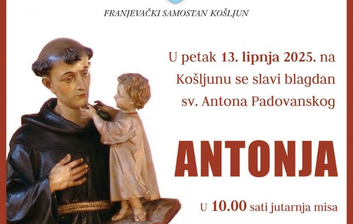 Antonja na Košljunu uz procesiju i blagoslov djece, cvijeća i kruščića