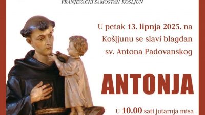 Antonja na Košljunu uz procesiju i blagoslov djece, cvijeća i kruščića